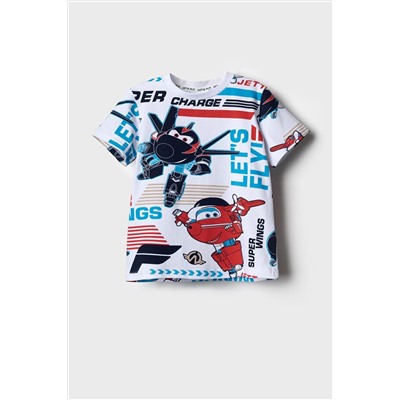 Фуфайка трикотажная для мальчиков (футболка) PLAYTODAY, 1239639