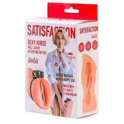 Мастурбатор с виброкольцом Satisfaction Magazine Nurse
