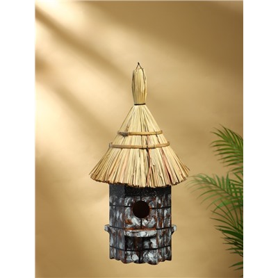 Подвесной декор «Скворечник», 25×25×45 см, дерево, серый