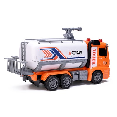 Машина "Санитарная" на батарейках, в коробке