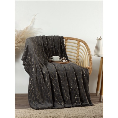 Плед «Этель. Паутина», 150×200 см, корал-флис