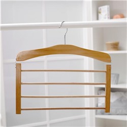 Плечики - вешалки для одежды Доляна, многоуровневая, 4 перекладины, 39×34 см, сорт В