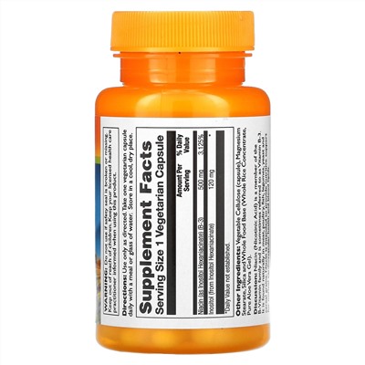 Thompson, No Flush Niacin, 500 mg, 30 Vegetarian Capsules