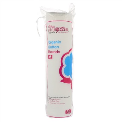Maxim Hygiene Products, Органические ватные диски, 80 штук