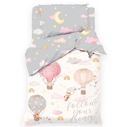 Постельное бельё 1.5-спальное «Этель» Follow your dream, бязь