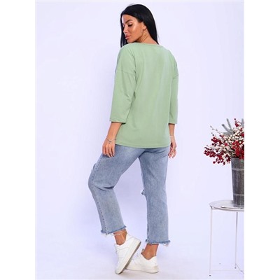 Футболка "Сайли" (Оливковый)