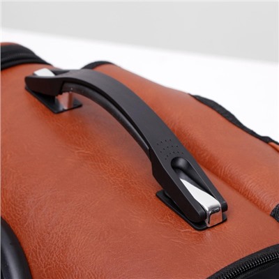 Рюкзак для переноски кошек и собак «Элеганс», с окном, 32×18×37 см, коричневый