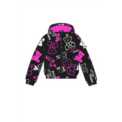 Куртка текстильная с полиуретановым покрытием для девочек (ветровка) PLAYTODAY, 1231511