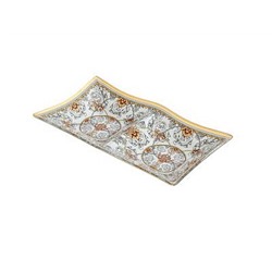 Менажница для сервировки 20*11см коллекция MONOGRAM стекло, без упак  6/72