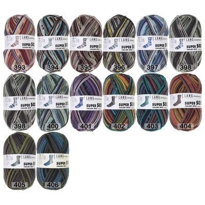 Пряжа Lang Yarns Super Soxx Color 4-Fach