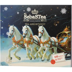 SebaSTea. Новый год. Ассорти «Тройка I» карт.упаковка, 60 пак.