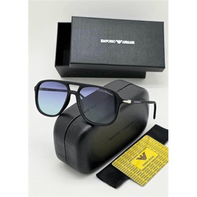 Набор мужские солнцезащитные очки, коробка, чехол + салфетки #22892474