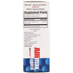 Allimax, Liquid with Allisure, 1/3 fl oz (10 ml)