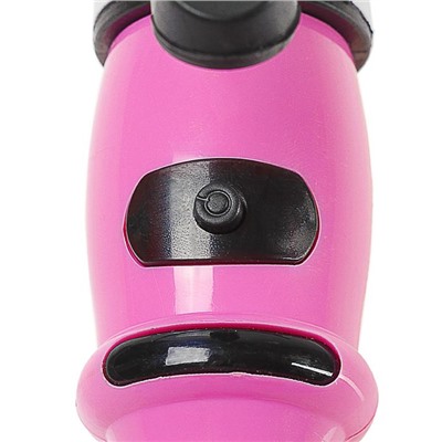 Плойка Luazon LW-04, 50 Вт, керамическое покрытие, d=38 мм, 180°С, розовая