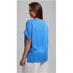 Блузка Летний драйв-4 (Голубой)