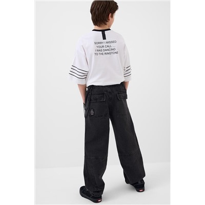 Брюки текстильные джинсовые для мальчиков PLAYTODAY, 1240555