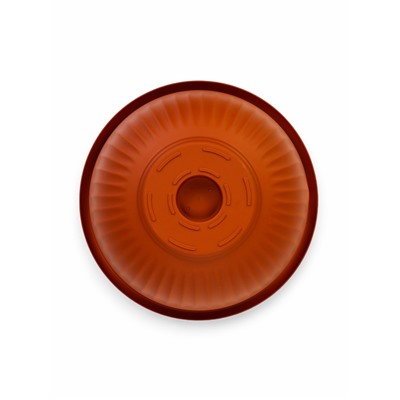 Кашпо - миска для цветов IDEA «Ливия», 12 л, d=39 см, h=19 см, пластиковое, коричневое