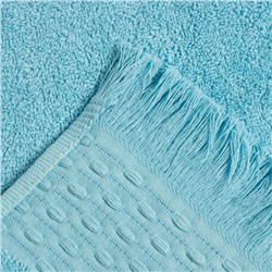 Полотенце махровое LoveLife «Аморе» 30×50 см, голубой, 100% хлопок 450 г/м²