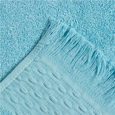 Полотенце махровое LoveLife «Аморе» 50×90 см, голубой, 100% хлопок, 450 г/м²