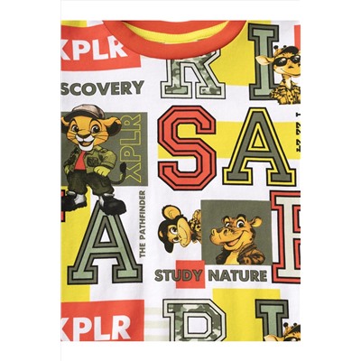 Фуфайка трикотажная для мальчиков (футболка) PLAYTODAY, 1239800