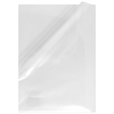 Папка-уголок 2-х уровневая 150мкр прозрачная PU7215 inФОРМАТ