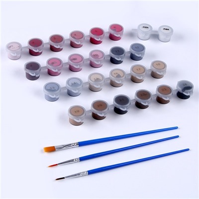 Картина по номерам на холсте с подрамником «Нежность пионов», 40×50 см