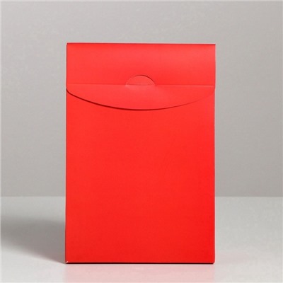 Коробка подарочная новогодняя складная «С Новым годом!», 15×7×22 см