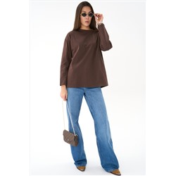 Лонгслив Эшли (шоколадный)