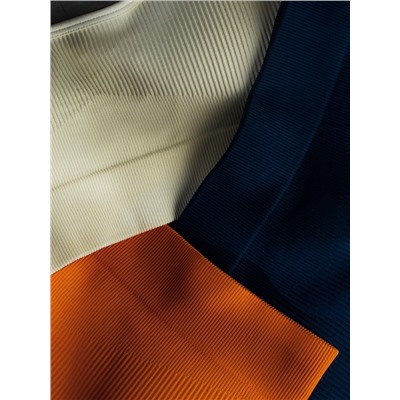 Топ спортивный в рубчик женский ONLYTOP, размер S, синий