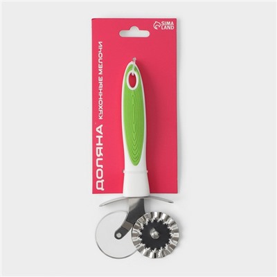 Нож для пиццы и теста Доляна Style, 18.5 см, ручка soft - touch, МИКС
