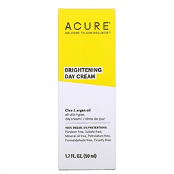 Acure, Brilliantly Brightening, дневной крем, 1,7 ж. унц. (50 мл)