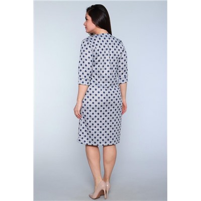 Платье Пульс (Серый горох)