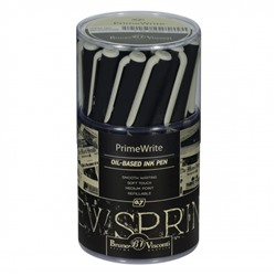 Ручка шариковая масляная 0.7мм "PrimeWrite.Газета-1" синяя 20-0293/09 Bruno Visconti