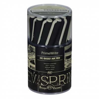 Ручка шариковая масляная 0.7мм "PrimeWrite.Газета-1" синяя 20-0293/09 Bruno Visconti