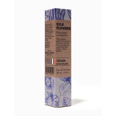 Парфюмерная вода женская Vegan Love Studio Silk Flowers, 30 мл