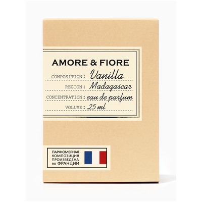 Парфюмерная вода женская Amore & Fiore Vanilla Madagascar, 25 мл