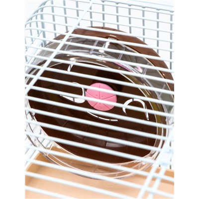 Клетка для грызунов «Пижон», 31×24×40 см двухэтажная. с наполнением, коричневая