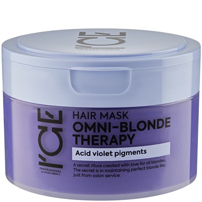 ICE OMNI-BLOND THERAPY Тонирующая маска для светлых волос 200 мл 33988