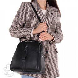 Рюкзак женский кожаный 99451 black Velina Fabbiano-Safenta/30