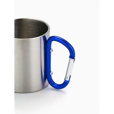 Кружка туристическая с карабином «Папа», 180 мл, МИКС