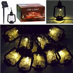 Электрогирлянда 3м, 20 ламп Фонарики, цветная