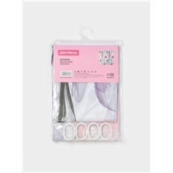 Штора для ванной Доляна «Нежность», 180×180 см