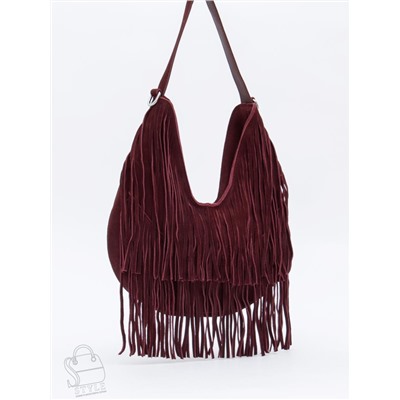 Сумка женская кожаная 5812P claret  Polina&Eiterou