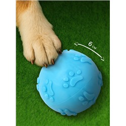 Игрушка «Мяч-лапка», TPR, 6 см, синий