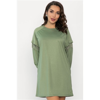 Платье Стелла (оливковое) П14230-5М