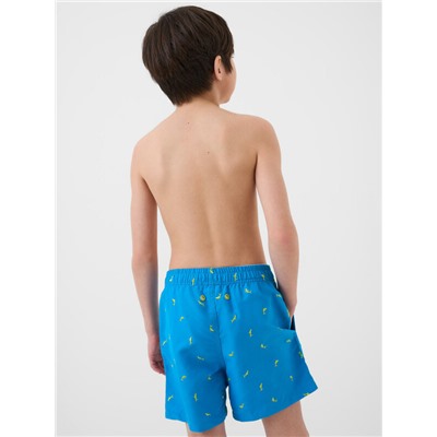 Шорты текстильные плавательные для мальчиков, средней длины
