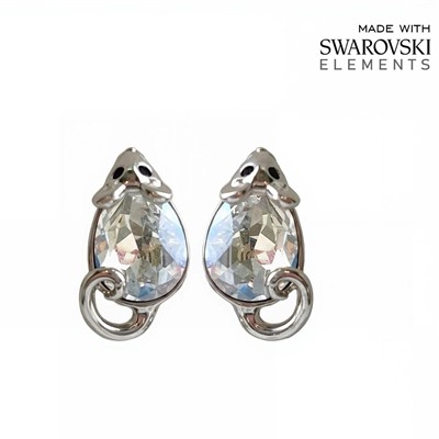 Серьги с кристаллами Swarovski