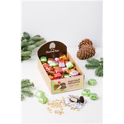 Кедровый марципан Ассорти / классика,клюква,малина,облепиха / 600 г / шоу-бокс / ТМ Сибирский кедр