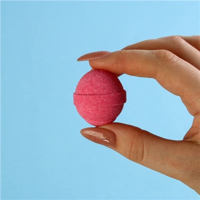 Бомбочки для ванны, 3×20 г, аромат малины, BEAUTY FOOD