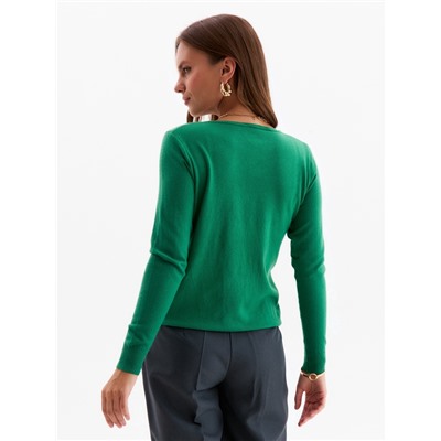 Джемпер женский MINAKU, зелёный, размер 42-44